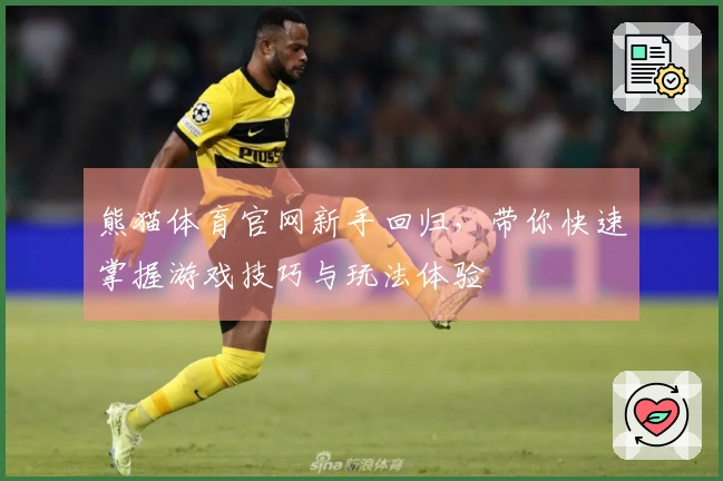 熊猫体育官网新手回归,带你快速掌握游戏技巧与玩法体验